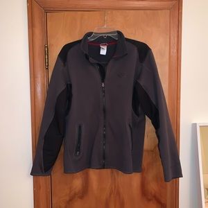 The North Face Full Zip Jacket, Gray, Medium